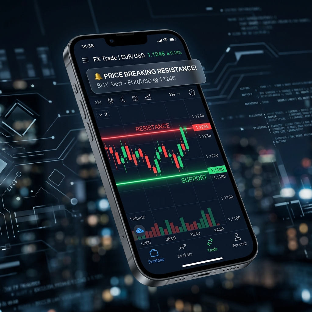 Forex Sniper App Mockup
